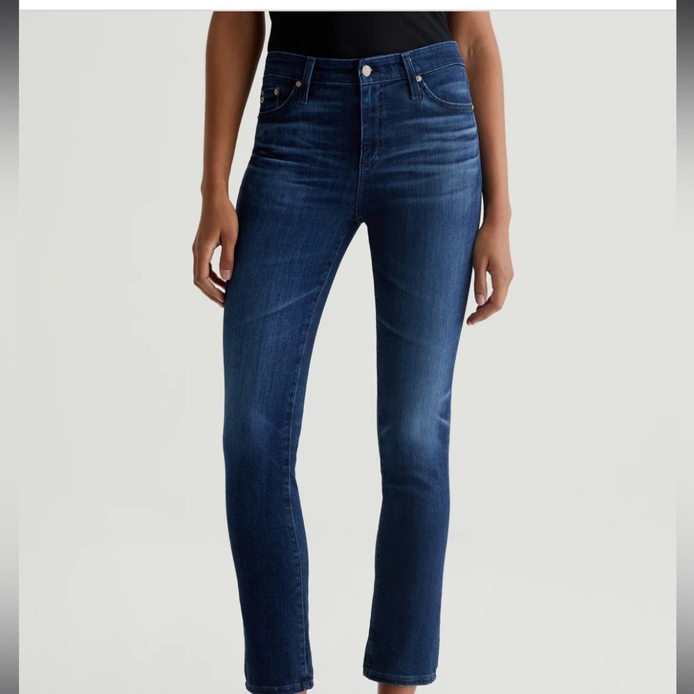 Mari AG-ED™ MID-RISE SLIM STRAIGHT LEG DENIM
